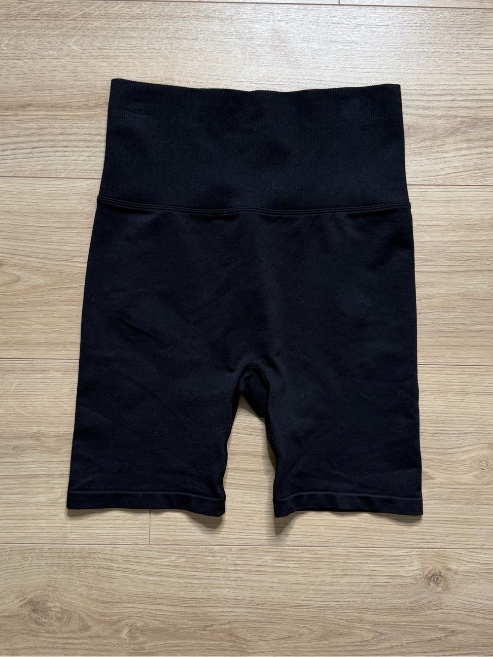 NWT PINK Victoria's Secret Black High-Waist Bike Shorts Size Small
